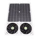 thumbnail image 4 of Kit de ventilador de panel solar Jadeshay 40W para hogar, 4 of 12