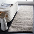 thumbnail image 2 of SAFAVIEH Natura Fredrick Striped Runner Rug, Ivory/Dark Brown, 2'3" x 8', 2 of 8