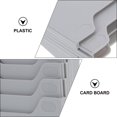 thumbnail image 4 of Time Rack Cards Holder Wall Attendance Mount Retractable Mounted Organizer Expandable Plastic Pocket Exam Slots Material, 4 of 7