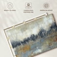 thumbnail image 6 of Elephant Stock Cool Grey Horizon Ii Wall Art - Horizontal Canvas Wall Art - Living Room Wall Decor - Abstract Canvas - Blue And Orange Decor By Jennifer Goldberger - 24" x 16", 6 of 8