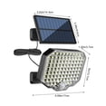 Clearance Deals Solar Wall Light Outdoor with Remote Control 16.4ft Cord Separate Solar Panel Solar LED Light Rainproof with 3 Modes for Patio Ceiling Porch Cabin Roof Tree Doorway