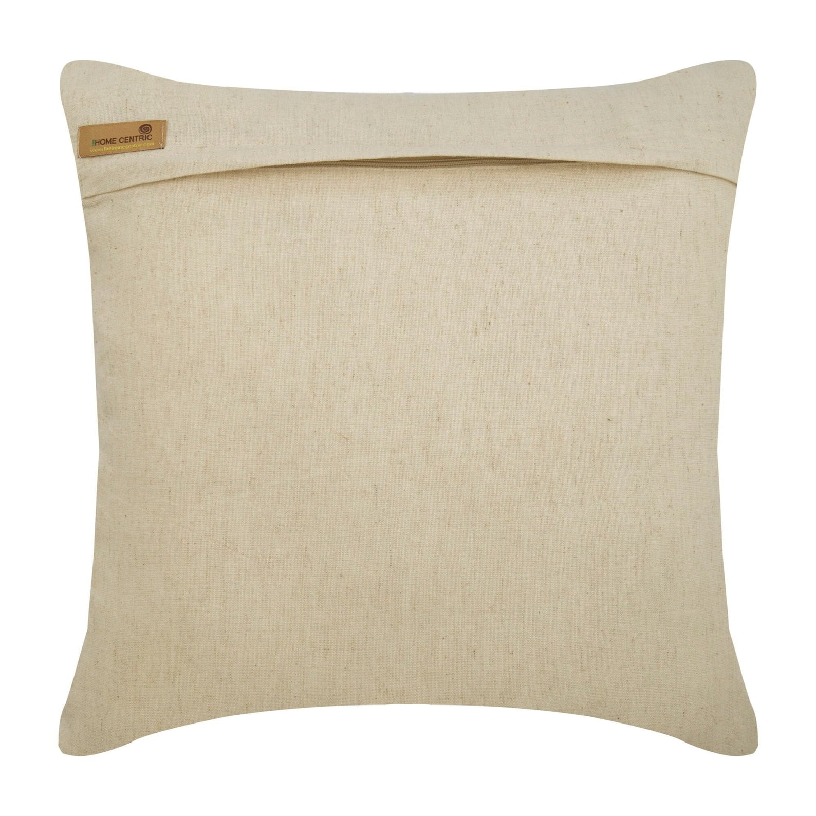 The HomeCentric Decorative Animal Throw Pillow Cover Accent Couch Sofa Bed Pillow Case Beige Linen Pillow Cover Bead Embroidered, Beige Pillow Covers Pack of 2, 12x12 inches Easter - Leopard Purr