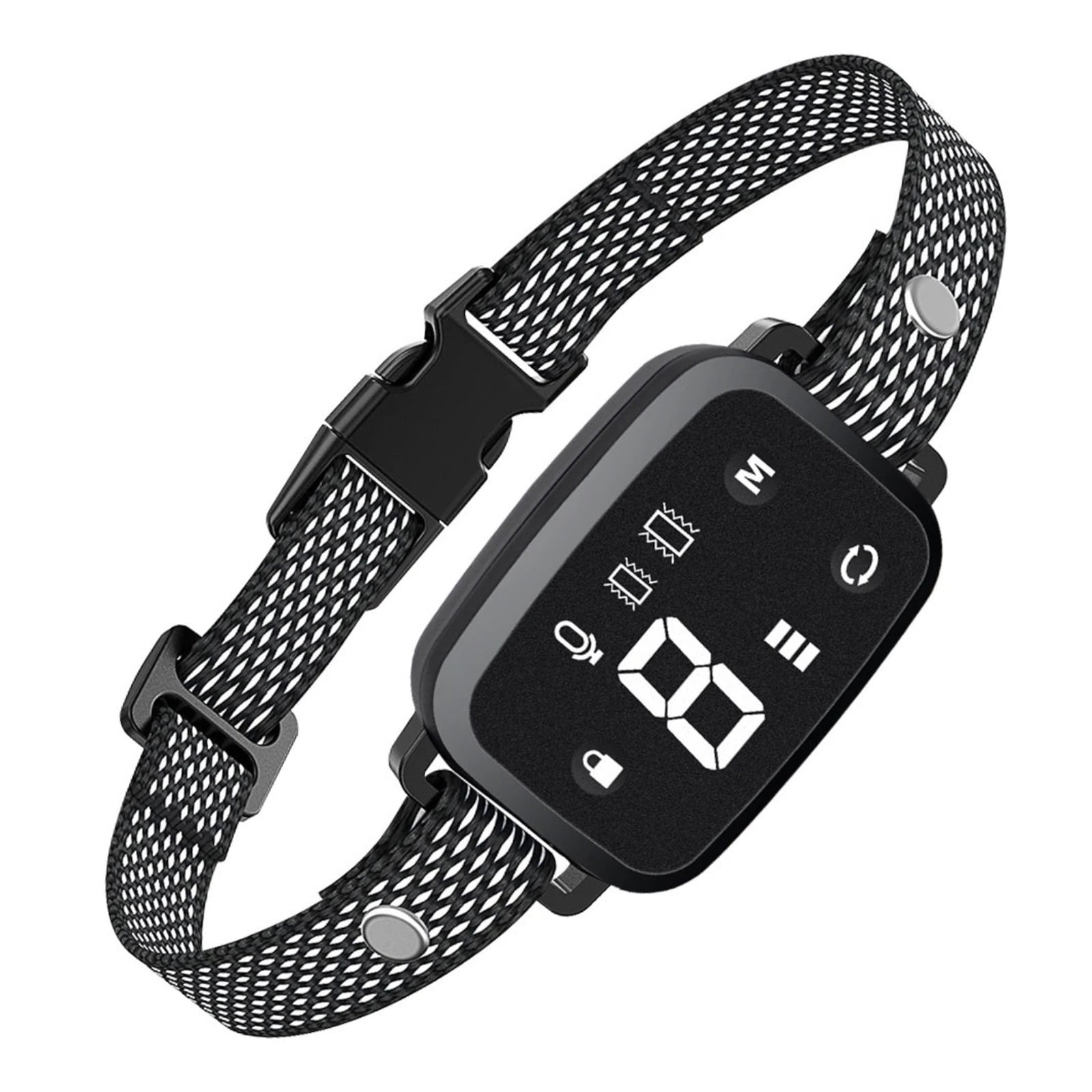 Smart Automatic Dog Bark Collar with HD Digital Display Dual Vibration Modes Collar