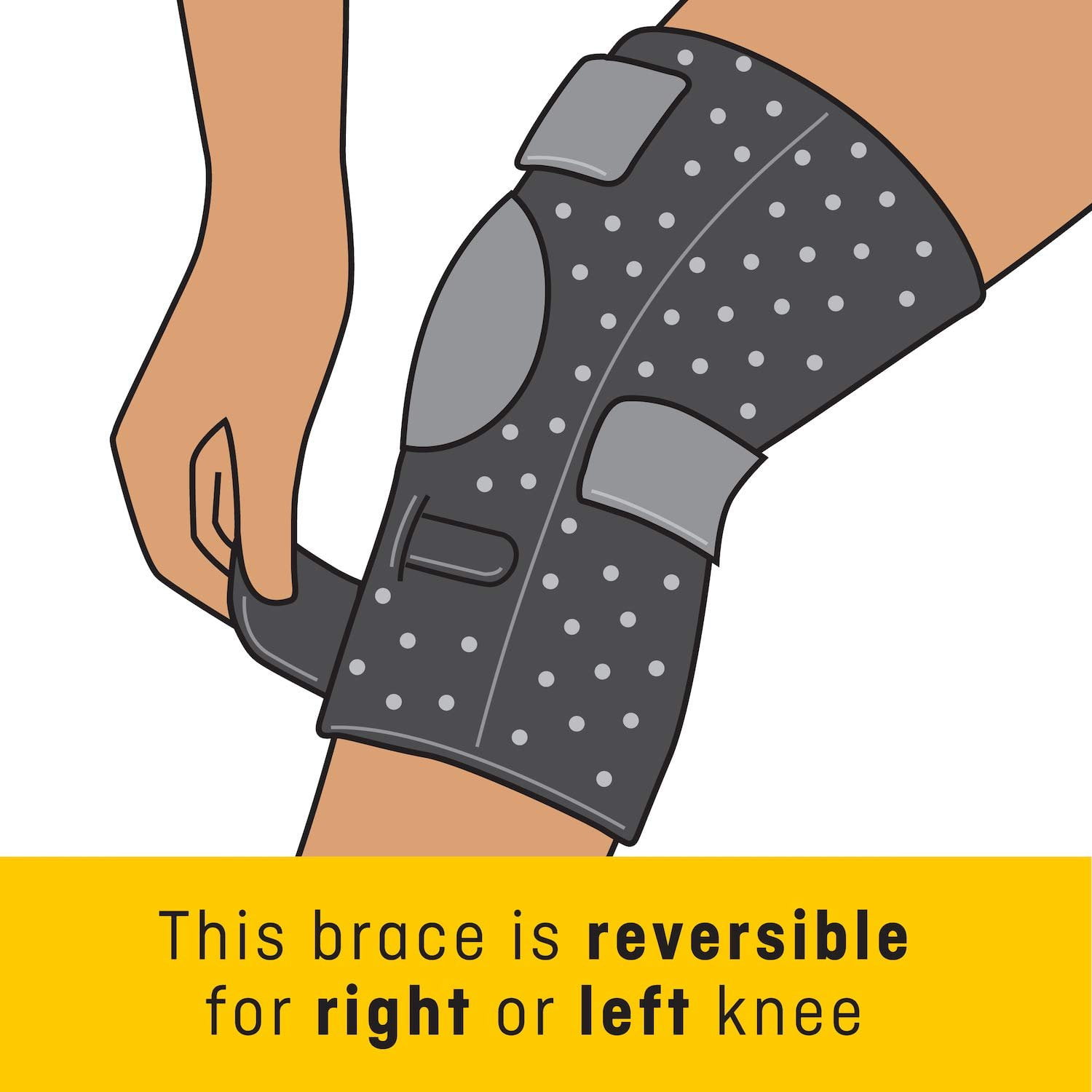 Futuro Infinity Precision Fit Knee High Performance Brace Gel Pad, 1ct