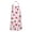 Strawberry Plants Fruit-2, variant on Red Strawberry Plants Pink Pattern Apron-Garden Aprons for Women with Pockets-Cotton Linen Waterproof Kitchen Cooking Gardening Aprons Adjustable for Kitchen,Cooking,BBQ and Salon 33x27 Inch