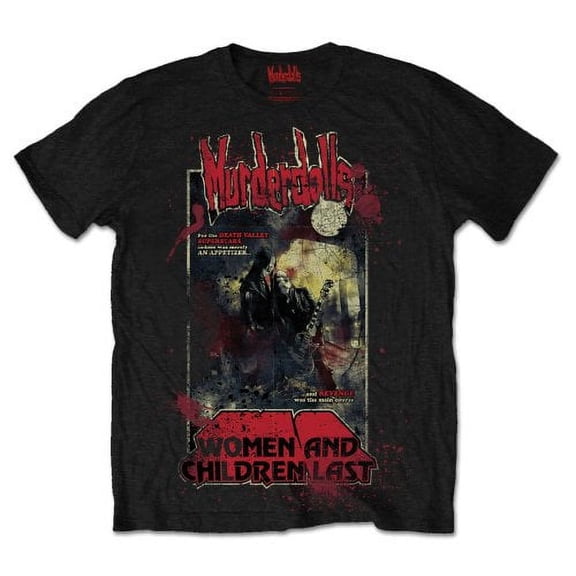 Murderdolls Men's 80's Horror Poster T-shirt Small Black