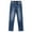 Blue-2458, variant on KIDSCOOL SPACE Boys Jeans,Little Boy Elastic Band Inside Ripped Soft Summer Slim Denim Pants,7-8 Years