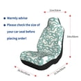 thumbnail image 5 of Salouo Hand Drawn Snake Pattern Car Seat Covers,Universal Car Seat Protectors Easy to Install Car Cover Car Accessories Auto/rucks/Van/SUV-1, 5 of 9