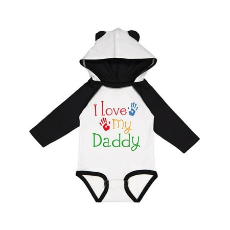 

Inktastic I Love My Daddy Gift Baby Boy or Baby Girl Long Sleeve Bodysuit