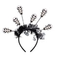 thumbnail image 2 of Xihbxyly Diadema para Fiesta de Halloween, Accesorio para Disfraz Festivo, Diseño Multicolor, Material Abs Cómodo, Ajuste Ajustable, Ideal para Eventos de Terror, Fiestas de Cosplay, Tamaño 28 X 27 C, 2 of 6