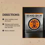 Beard Guyz Grooming Beard Balm for Men, Hydrating Formula with Coconut and Jojoba Oil, 2.25 oz.