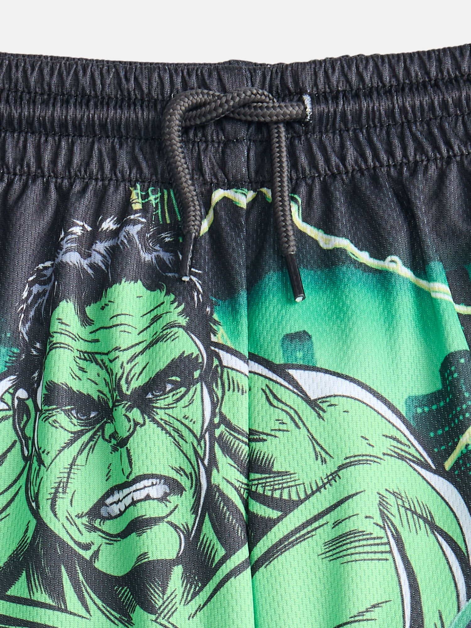 Wonder Nation Boys' Hulk Pull On Shorts, Sizes 4-18
