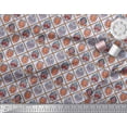 thumbnail image 3 of Soimoi Rayon Crepe Fabric Geometric & Art African Print Fabric by Yard 46 Inch Wide, 3 of 3