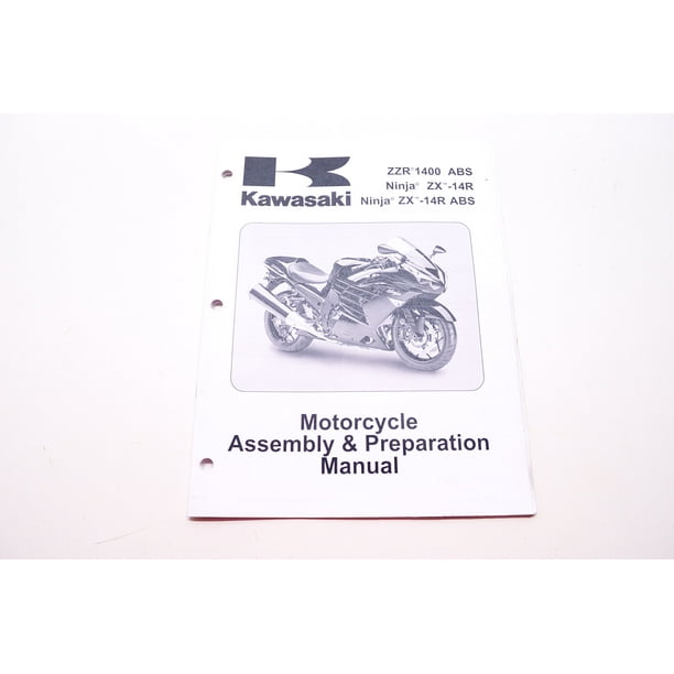 OEM Kawasaki 99931-1527-01 Assembly & Preparation Manual ZX1400E/F