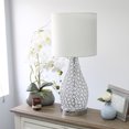 thumbnail image 4 of Elegant Designs Elipse Lampe de Table Décorative en Forme de Gourde Cristal, Chrome, 4 of 6
