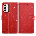 thumbnail image 6 of Asuwish Compatible with Samsung Galaxy A14/M14 5G Wallet Phone Case and Tempered Glass Screen Protector Flip Credit Card Holder Stand Bling Glitter Cell Cover for A 14 4G 14A 14M G5 Women Red, 6 of 7