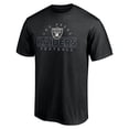 thumbnail image 2 of Men's Black Las Vegas Raiders Dual Threat T-Shirt, 2 of 3