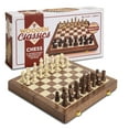 thumbnail image 1 of Tradeopia Folding Wooden Chess Set, 12-Inch Wooden Folding Chess Board, 1 of 6