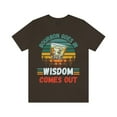 thumbnail image 2 of Bourbon Goes In Wisdom Comes Out Vintage Sunset Drink Gift Tshirt S-3XL, 2 of 3