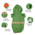 thumbnail image 5 of SussexHome Pets Small Dog Hoodie for Small Dogs - Cute Dog Clothes Washable Dog Hoodie - Full Coverage Dog Sweater Hoodie - Green, 5 of 8