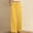 Yellow, variant on pstuiky Wide Leg Pants, Solid Color Loose Long Straight Leg Pants Classic Fit Womens Pants Holiday Gifts Black L