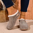 thumbnail image 5 of Taqqpue Clogs for Women Mules Shoes - Slip On Womens Comfortable Slides Closed Toe Walking Platform Sandals Fall Winter Keep Warm Fuzzy Sandal Under 15 for Women, 5 of 10