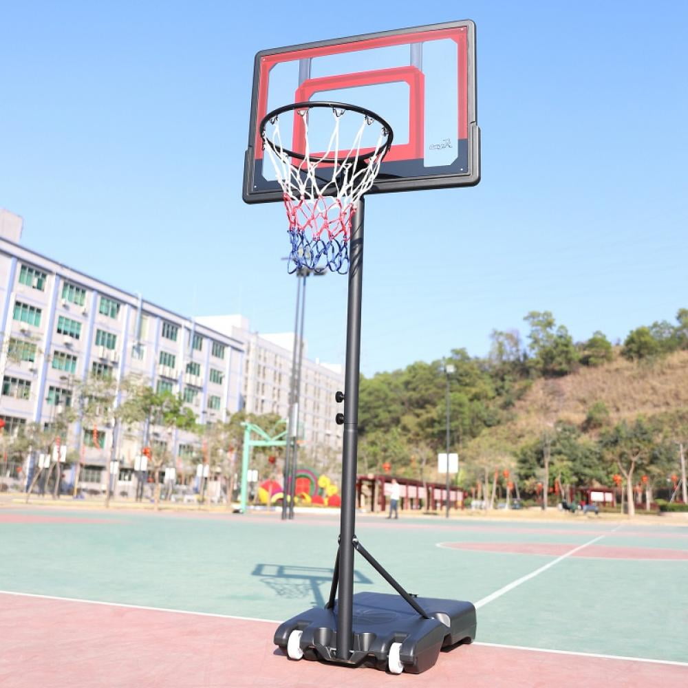 Kids 108CM Child Backboard Basketball Set Stand Portable Basket Hoop Net Pump MA 