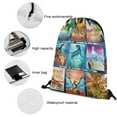 thumbnail image 4 of Dragon Wings Of Fire Drawstring Bag Gym Bag Water Resistant Sackpack Sports Beach Backpack for Men Women, 4 of 7