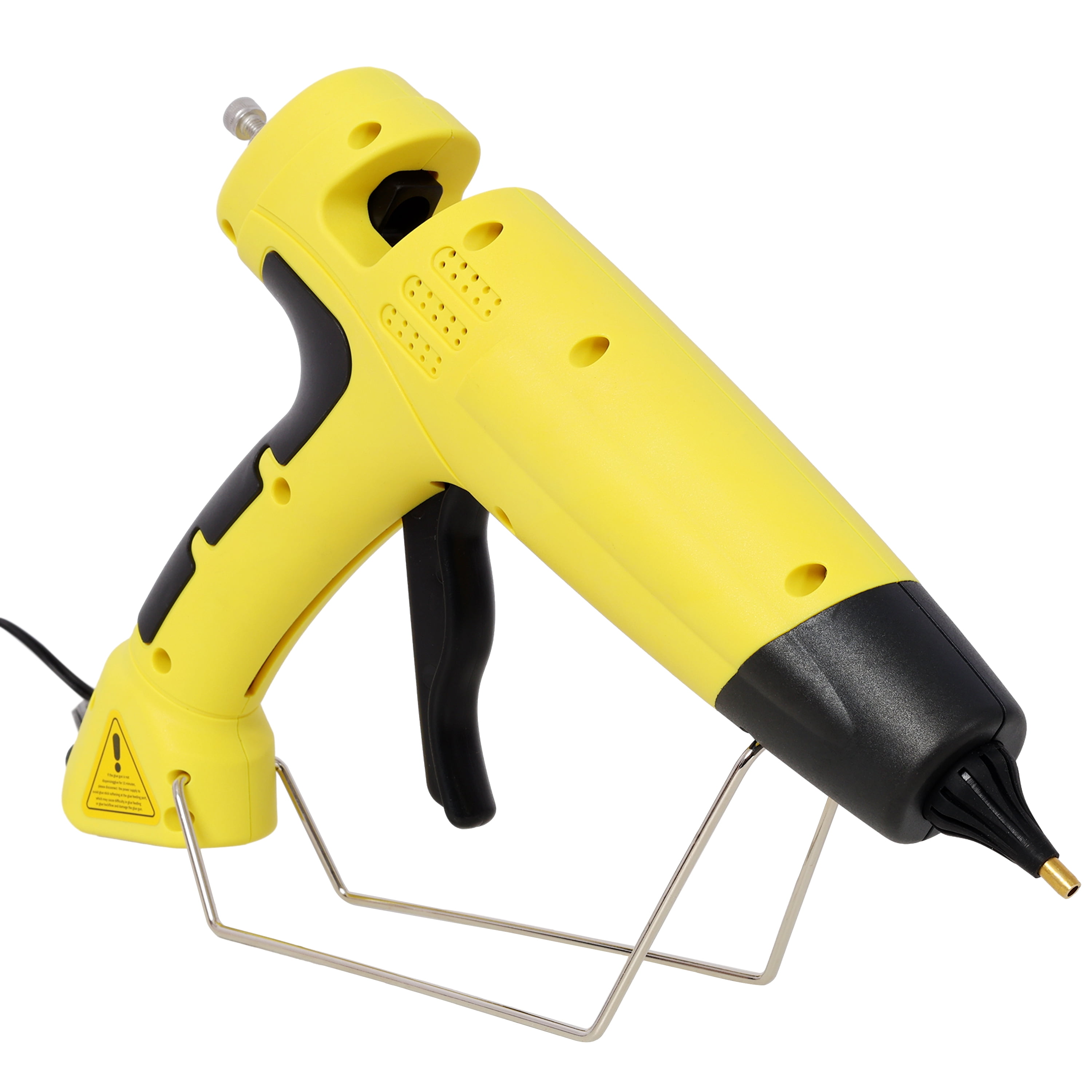 550W Hot Glue Gun With Digital Display , Temperature Adjustable Professional Glue Gun with 4 Replacement Nozzles, DIY Craft Repair Thermo Tool with 24Pcs Highly Viscous Glue Sticks
