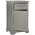 thumbnail image 2 of SAFAVIEH Jarome Nightstand with Storage Drawer And Cabinet, French Grey, 2 of 5