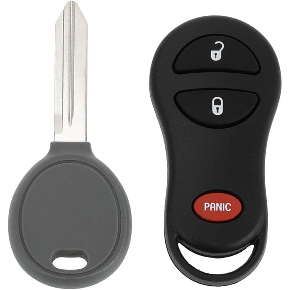 X AUTOHAUX 315MHz GQ43VT17T Keyless Entry Remote Ignition Key Fob for for Ram 1500 2500 3500 Pickup 2002-2005 64 Chip 3 Buttons