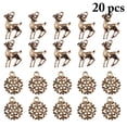 thumbnail image 1 of 20PCS Christmas Charms Multifunctional Necklace Charms DIY Craft Pendants, 1 of 6