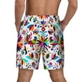 thumbnail image 4 of Goofa Mexican Bright Style Printed Men's Swim Trunks Board Shorts Quick Dry Mens Swimming Trunks with Compression Liner,Breathable Fit Hawaii Beach Shorts-Large, 4 of 9