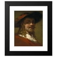 thumbnail image 2 of Christian Wilhelm Ernst Dietrich 15x18 Black Modern Framed Museum Art Print Titled - Portrait of a Man, 2 of 5