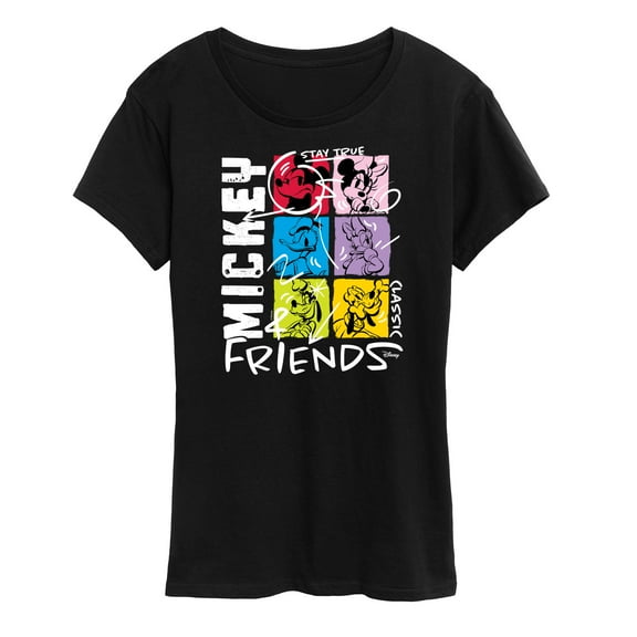 Disney - Streetwear Group Shot - Women's Short Sleeve Graphic T-Shirt