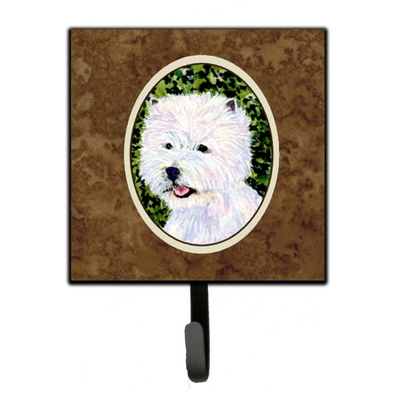 Carolines Treasures SS8818SH4 Westie Leash Holder or Key Hook, Small, Multicolor