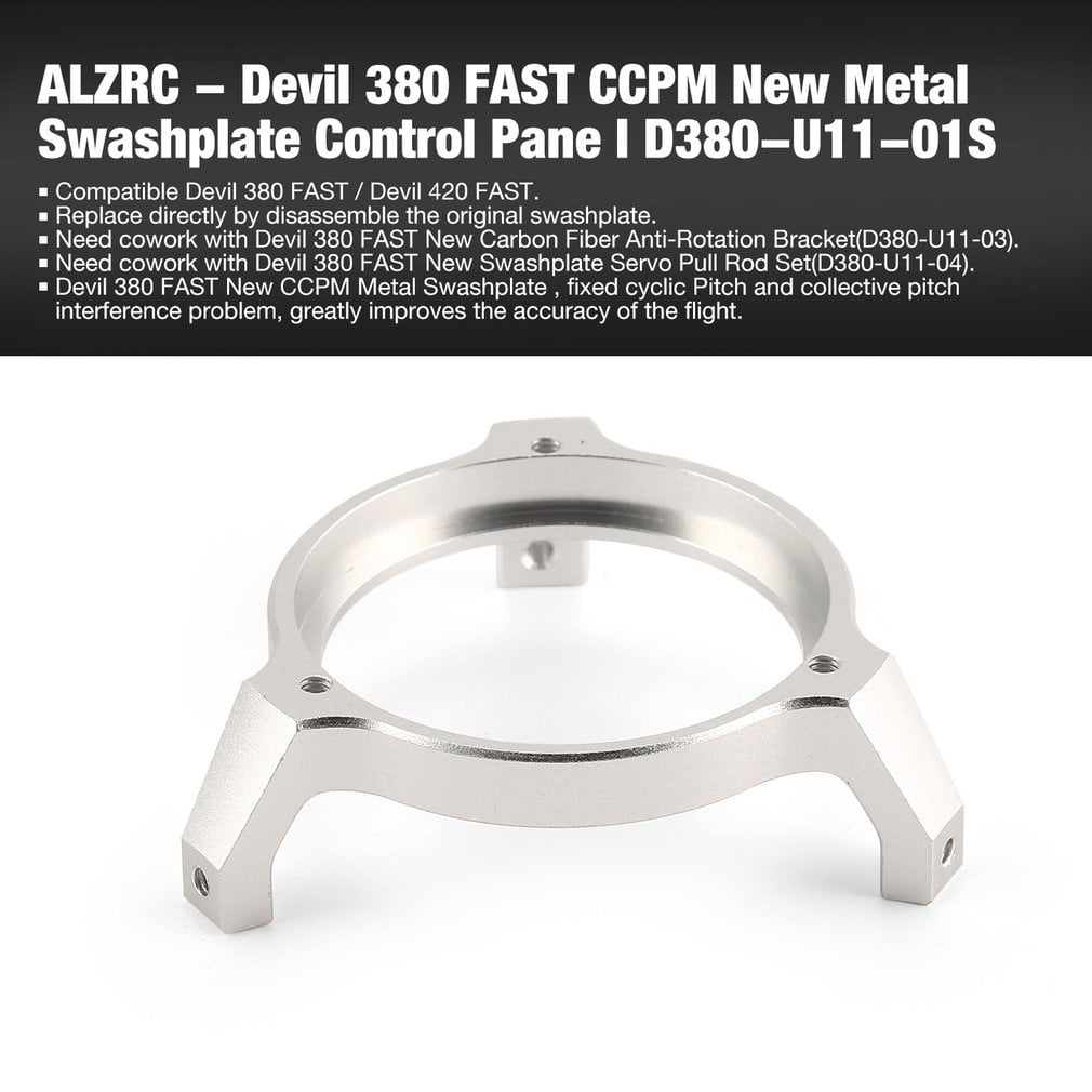ALZRC Devil 380 FAST CCPM Metal Swashplate 