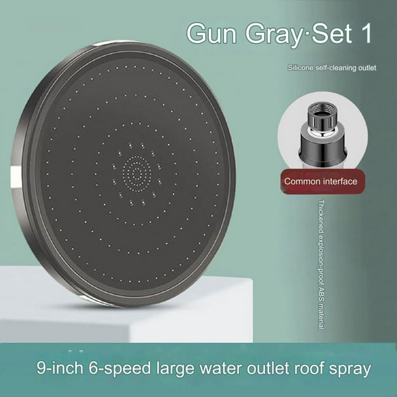 6-Speed Adjustable Shower Head | Overhead Top Spray & Handheld Combo | Multiple Water Modes | Large Water Output | 4 Color Options | High Pressure | Easy Clean | Luxurious Home Bath