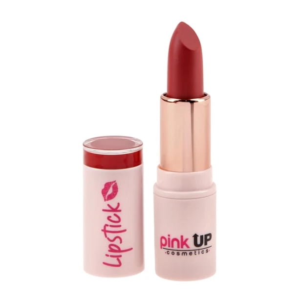 Labial en barra Lipstick Mate Larga duración Pink Up caqui