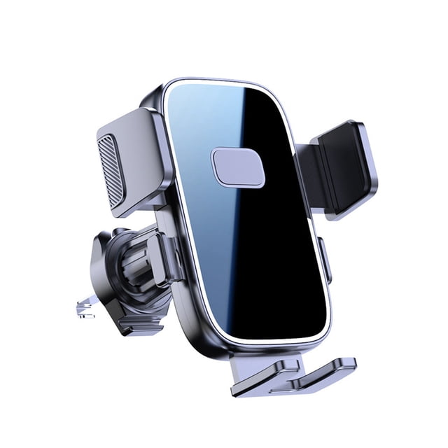 Car Air Vent Phone Holder, ABS Plastic, Firm Clamping, One-Click Install, Compatible with Most Cars/Phones, Navigation Support