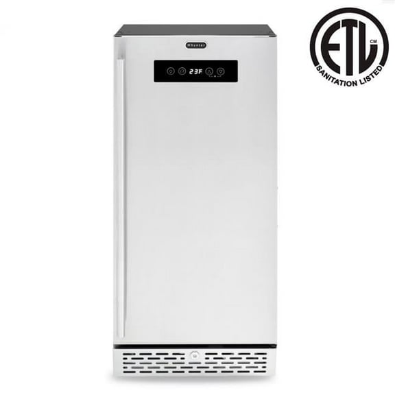 2.9 cu. ft. Stainless Steel Built-in & Freestanding Beer Keg Froster Beverage Refrigerator with Digital Controls
