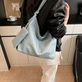 thumbnail image 3 of Bolso informal de moda para mujer, versión coreana, bolso de hombro de gran capacidad, bolso de mensajero de color sólido a la moda, 2025, 3 of 5