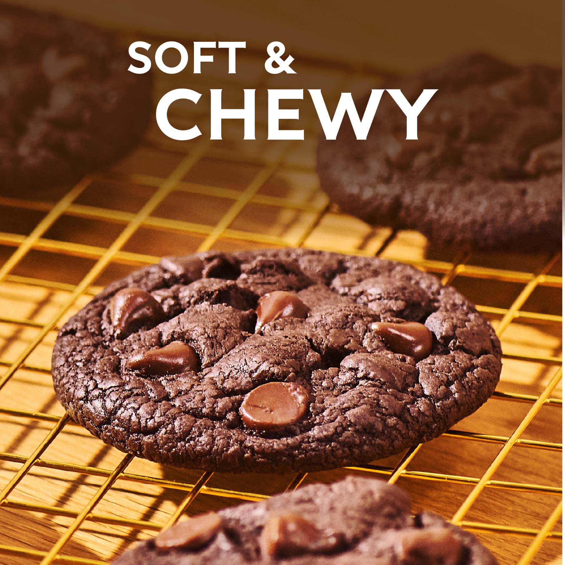 GHIRARDELLI Premium Refrigerated Chocolate Chip Brownie Cookie Dough, 12 oz Package, 12 Cookies