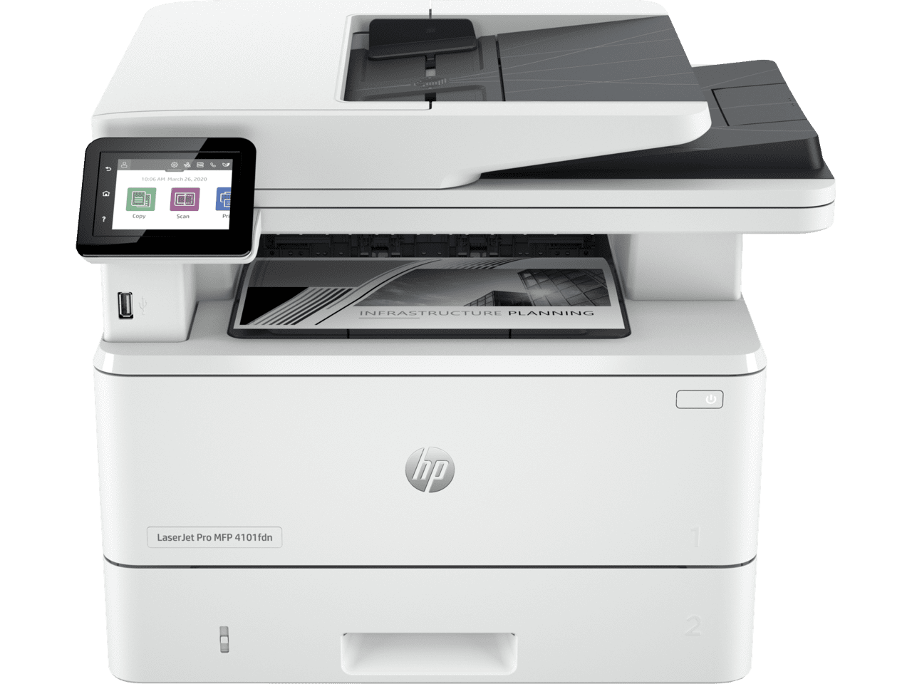 HP LaserJet Pro MFP 4101fdn Printer with Fax 2Z618FBGJ