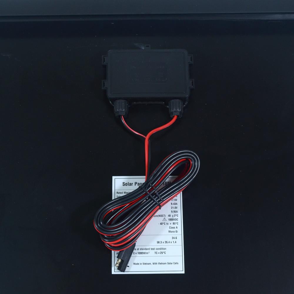 Nature Power (53180) 180 Watt Monocrystalline Solar Panel with 12 Amp Charge Controller