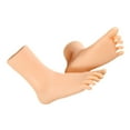 thumbnail image 3 of Minkissy 1 Pair Foot Models Foot Sock Display Mold PVC Vinyl Realistic For Artists, 3 of 8