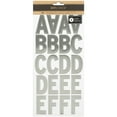 thumbnail image 2 of DIY Shop 3 Alphabet Stickers 5/Pkg-Silver Foil, Pk 3, American Crafts, 2 of 2