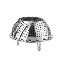 1Pcs Stainless Steel Folding Dish Vegetable Food Steamer Basket & Strainer Cooker