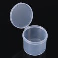 thumbnail image 6 of Transparent Round Nail Art Screw Storage Beads Container Small Storage Box Pill Chip Box Jewelry Organizer Case 4.8X2.5CM, 6 of 8