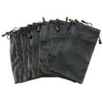 thumbnail image 1 of 12 Pcs Sunglasses Storage Bag Eyeglasses Jewelry Drawstring Storage Pouch Waterproof Dustproof Gift Pouch (Black), 1 of 8